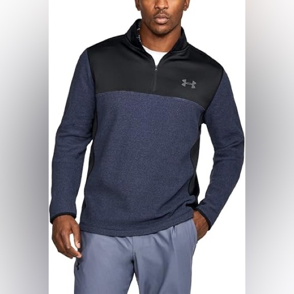 Under Armour Mens ColdGear Infrared 1/4 Zip Fleece - Picture 1 of 8